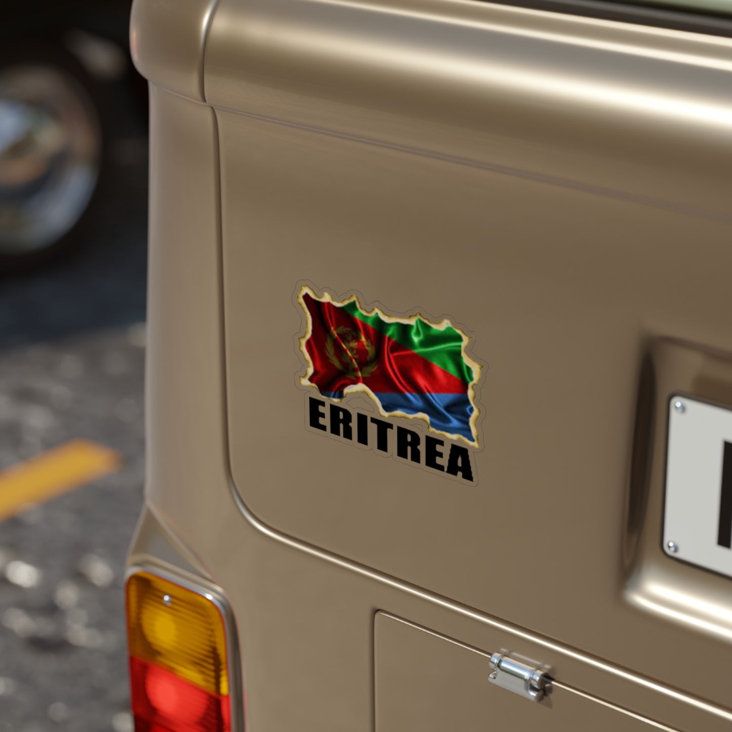 Transparent Eritrea Sticker
